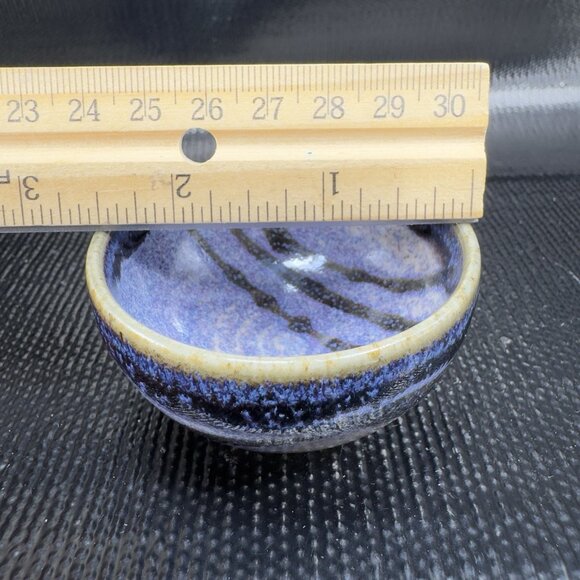 Whitefish Pottery Salt Cellar Dipping Dish Small Bowl Container Hand Made - Picture 5 of 12